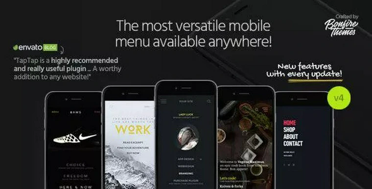 TapTap v4.2 - A Super Customizable WordPress Mobile Menu31331