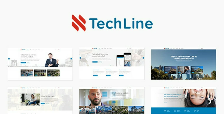 TechLine v1.4.5 - Web services and business theme23361