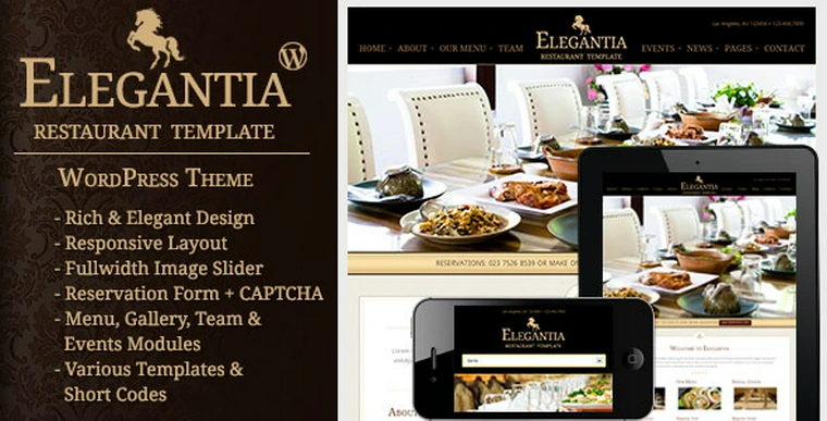 Elegantia v1.2.7 - Restaurant and Cafe WordPress Theme26226