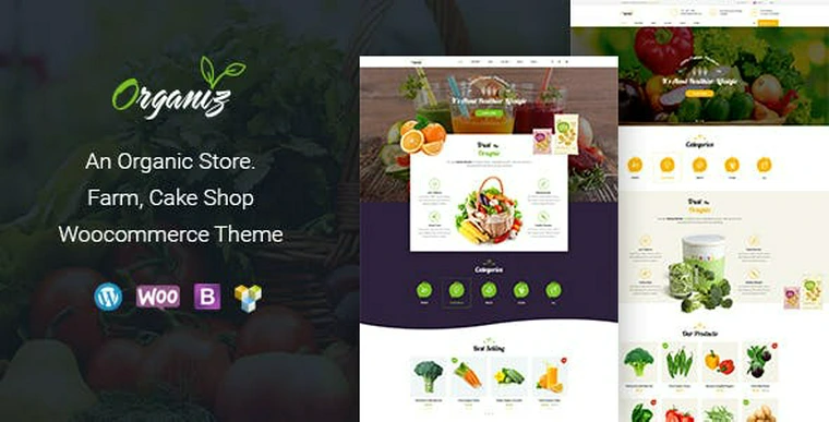 Organiz v2.3 - An Organic Store WooCommerce Theme43343