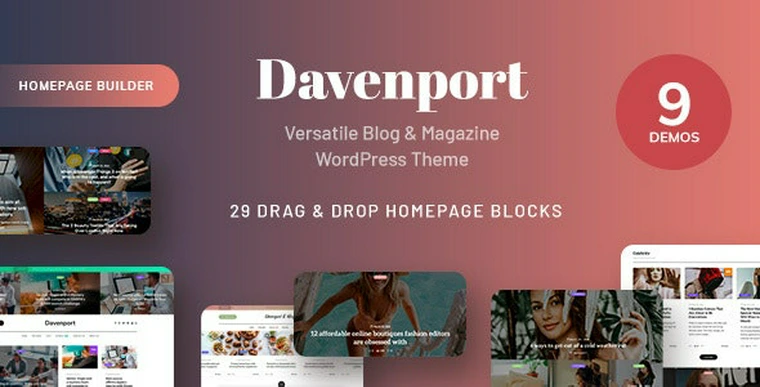 Davenport v1.3 - Versatile Blog and Magazine WordPress Theme47876