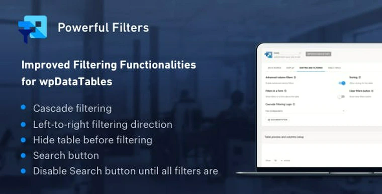 Powerful Filters for wpDataTables v1.0.430277