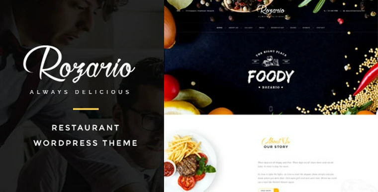 Rozario v1.3 - Restaurant & Food WordPress Theme22746