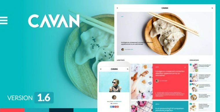 CAVAN v1.6.1 - A Distinctive WordPress Blog Theme34301