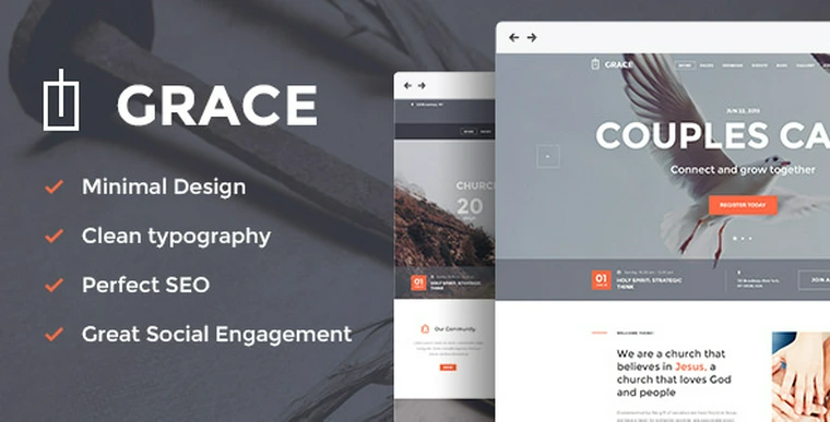 Grace v2.1 - Church & Religion WordPress Theme24407