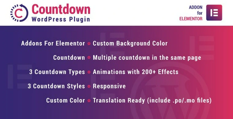 Countdown for Elementor v1.0.0 - WordPress Plugin36475