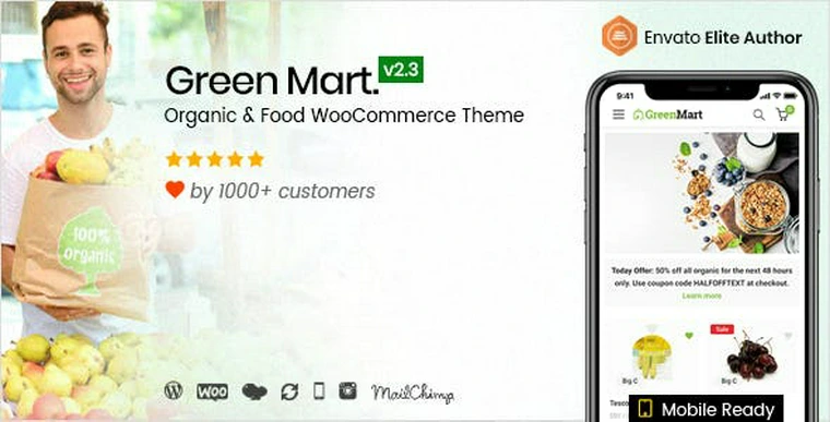 GreenMart v2.3.9 - Organic & Food WooCommerce WordPress Theme38034