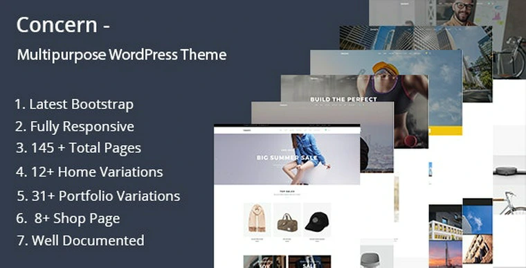 Concern v1.0.0 - Multipurpose and Portfolio WordPress Theme33947