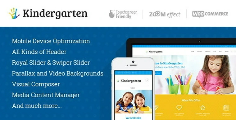 Kindergarten v3.8 - Day Care & Children School Education WordPress Theme34009