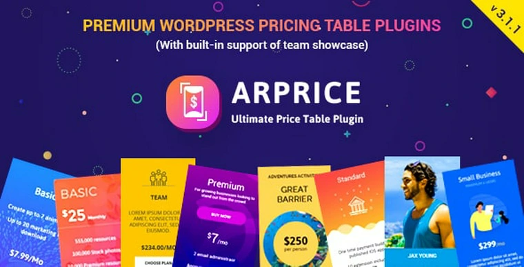 ARPrice v3.1.1 - Ultimate Compare Pricing table plugin28242