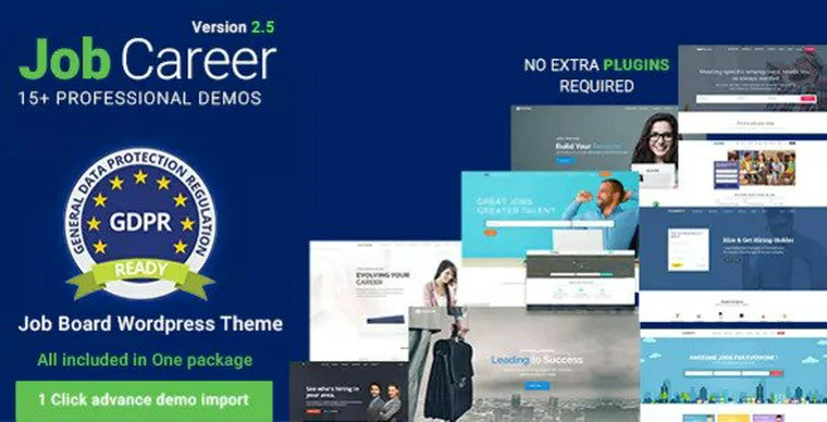 JobCareer v2.5 - Job Board Responsive WordPress Theme29010