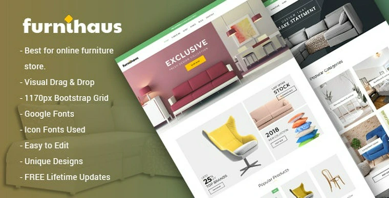 Furnihaus v1.1.1 - Responsive Furniture WooCommerce WordPress Theme39628