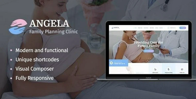 Angela v1.1.5 - Family Planning Clinic WordPress Theme45349