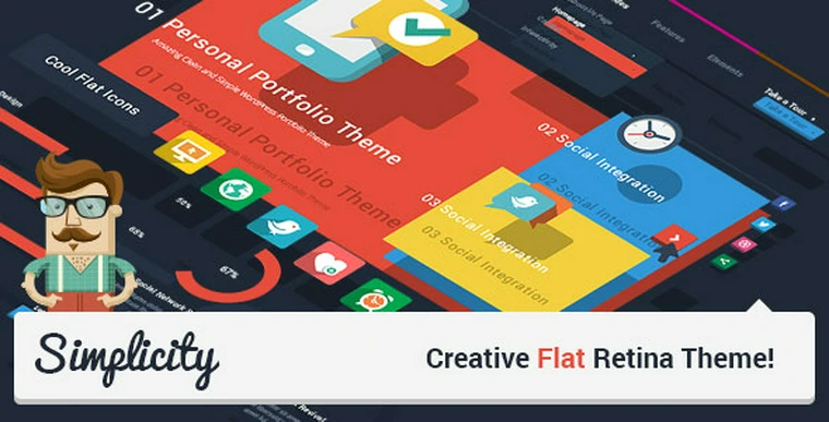 Simplicity v1.7.2 - Creative Flat Retina Theme22859