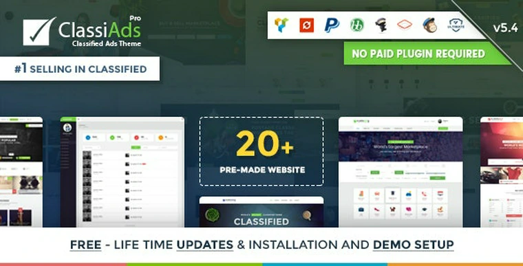 Classiads v5.8 - Classified Ads WordPress Theme34385