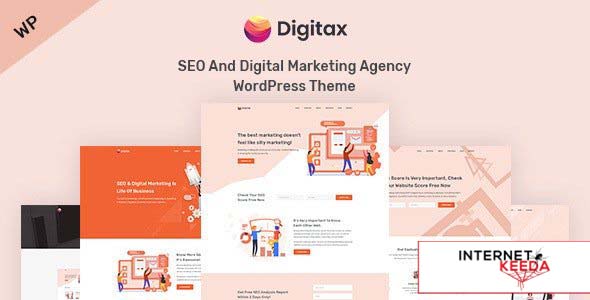 Digitax v1.1.3 - SEO & Digital Marketing Agency WordPress Theme 58607