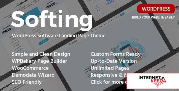 Softing v1.3.3 - WordPress Software Landing Page Theme 50134