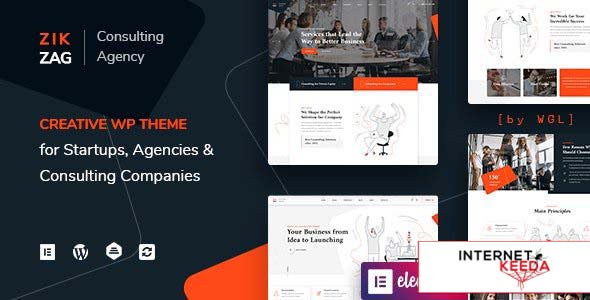 ZikZag v1.1.0 - Consulting & Agency WordPress Theme 50527