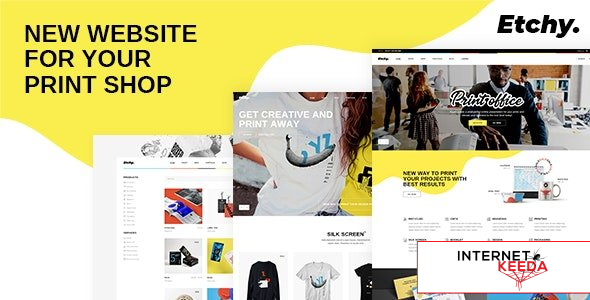 Etchy v1.0 - Print Shop WordPress Theme 50099