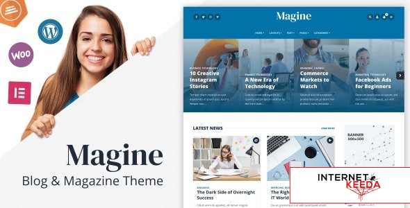 Magine v1.1 - Business Blog WordPress Theme 50269