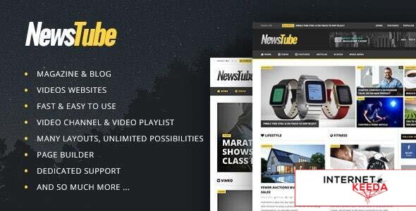 NewsTube v1.5.3.0 - Magazine Blog & Video 50315