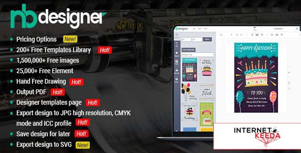 Nbdesigner Pro v2.8.1 - Online Woocommerce Products Designer Plugin 54348