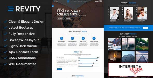 Revity v1.2.4 - One page WordPress Theme 50331