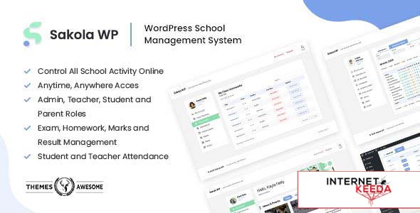 SakolaWP v1.0.0 - WordPress School Management System 50338