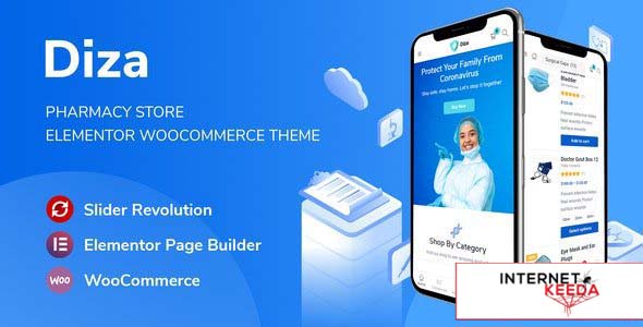 Diza v1.0.2 - Pharmacy Store Elementor WooCommerce Theme 50449