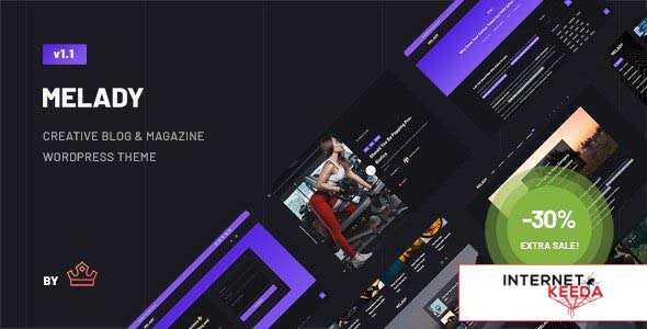 Melady v1.0 - Creative Blog & Magazine WordPress Theme 50367