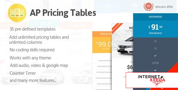 AP Pricing Tables v1.0.3 - Responsive Pricing Table Builder Plugin for WordPress 50426