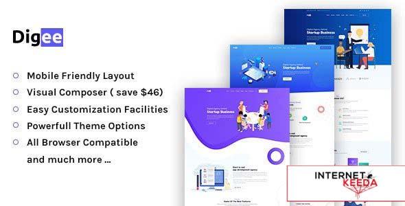 Digee v1.0.7 - Digital Marketing Agency WordPress Theme 50438