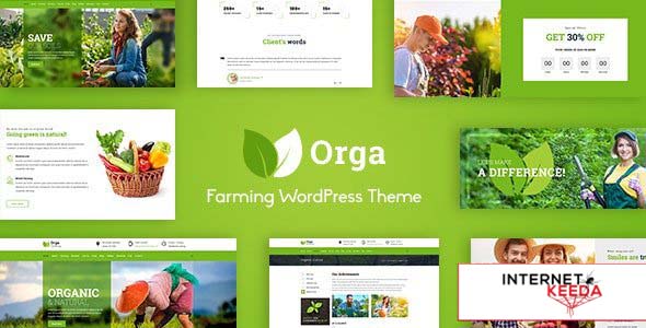 Orga v2.0 - Organic Farm & Agriculture WordPress Theme 50478