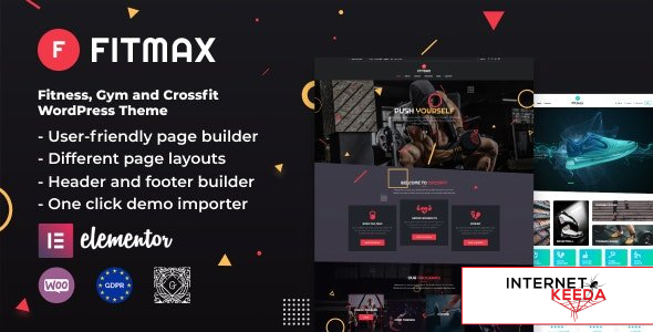 Fitmax v1.2.1 - Gym and Fitness WordPress Theme 50513