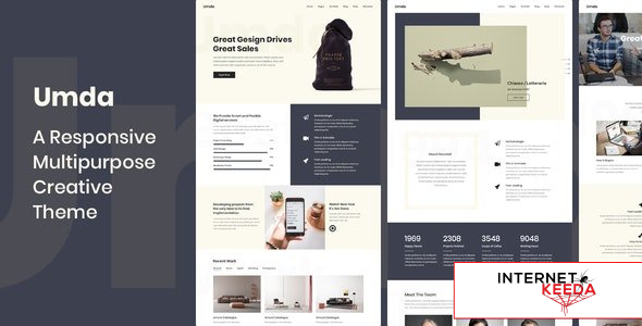 Umda v1.0.8 - Responsive Multipurpose Creative Theme 50649