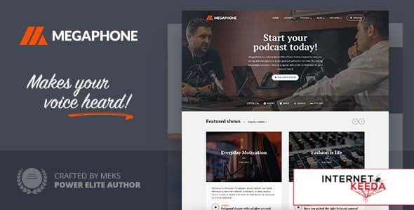 Megaphone v1.2.1 - Audio Podcast WordPress Theme 50666