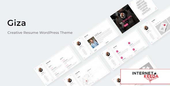 Giza v1.0.0 - Creative Resume WordPress Theme 50710