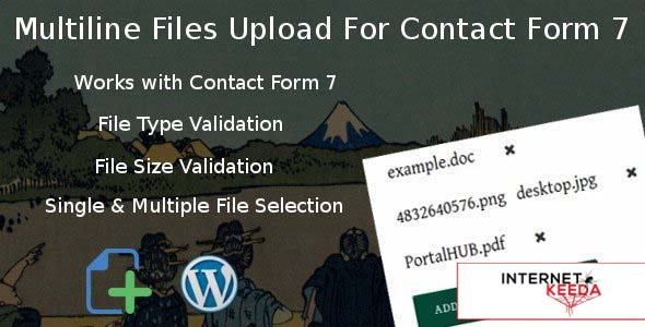 Multiline files upload for contact form 7 Pro v1.8 50782