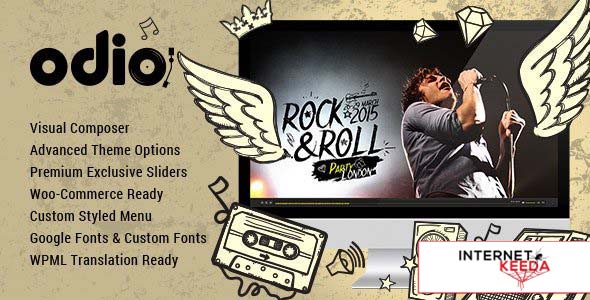 Odio v5.5 - Music WP Theme For Bands, Clubs, and Musicians 64055