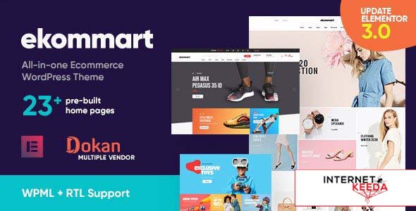 ekommart v3.6.8 - All-in-one eCommerce WordPress Theme 54832