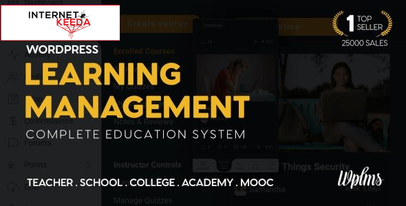 WPLMS v4.0.9.5 - Learning Management System for WordPress, Education Theme 50878