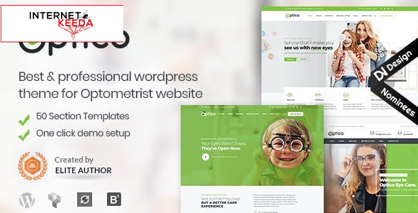 Optico v4.8 - Optometrist & Eyecare WordPress Theme 50887