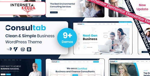 Consultab v2.3 - Consulting Business & Finance WordPress Theme 50992