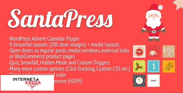 SantaPress v1.5.3 - WordPress Advent Calendar Plugin & Quiz 54334