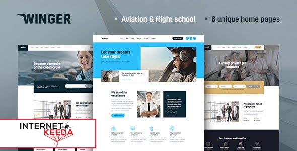 Winger v1.0.8 - Aviation & Flight School WordPress Theme 58133