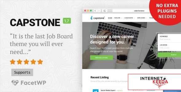 Capstone v1.7.2 - Job Board WordPress Theme 51555