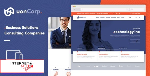 Uon Corp v1.0 - Company and Business Consultation WordPress Theme 51731