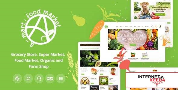 A-Mart v1.0.5 - Organic Products Shop WordPress Theme 56599