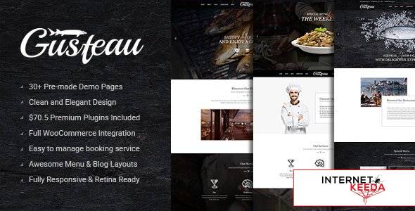 Gusteau v1.7.9 – Elegant Food - Coffee and Restaurant WordPress Theme 52152