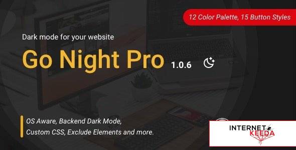 Go Night Pro v1.1.2 - Dark Mode / Night Mode WordPress Plugin 54308